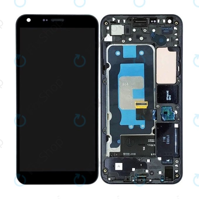 LG Q6 M700N - LCD Display + Touch Screen + Frame (Black) TFT