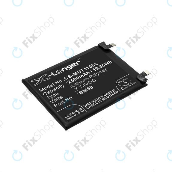 Xiaomi 11T Pro - Battery BM58 2500mAh HQ