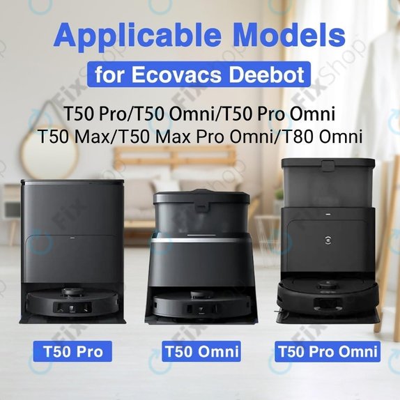 Ecovacs Deebot T50 Omni, T50 Pro Omni, T50 Max, T50 Max Pro Omni, T80 Omni - Main brush