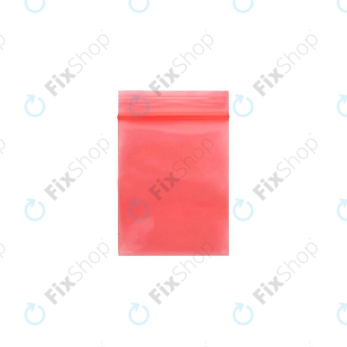 ESD Antistatic ZIP Lock Bag (Red) - 9x13cm 100pcs