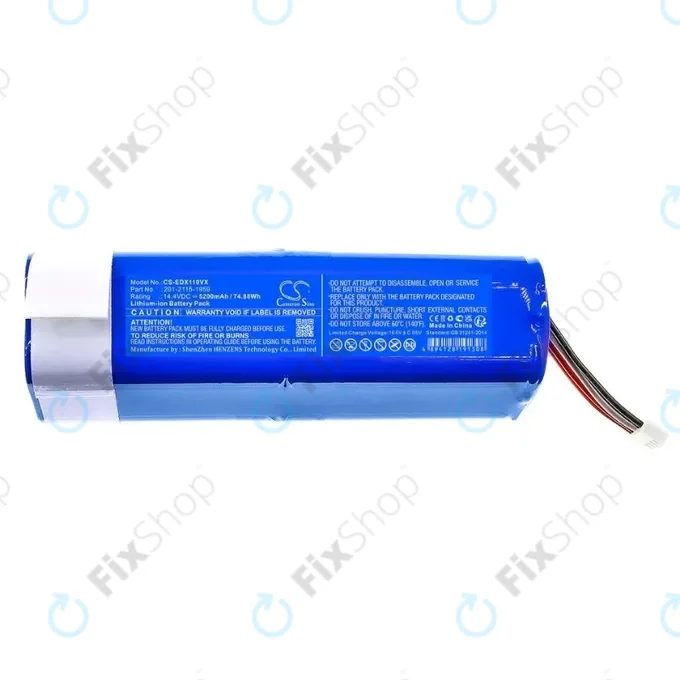 Ecovacs Deebot X-series, T-series, N-series - Battery 201-2115-1959 Li-Ion 14.4V 5200mAh HQ
