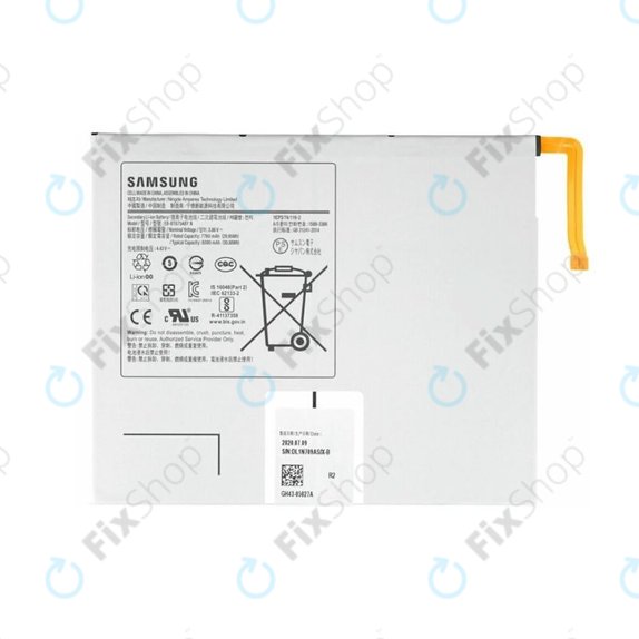 Samsung Galaxy Tab S7 T870, T875, T876B - Battery 8000mAh EB-BT875ABY- GH43-05028A Genuine Service Pack