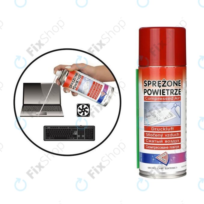 Micro Chip Electronic - Compressed Air Duster (Flammable) - 600ml