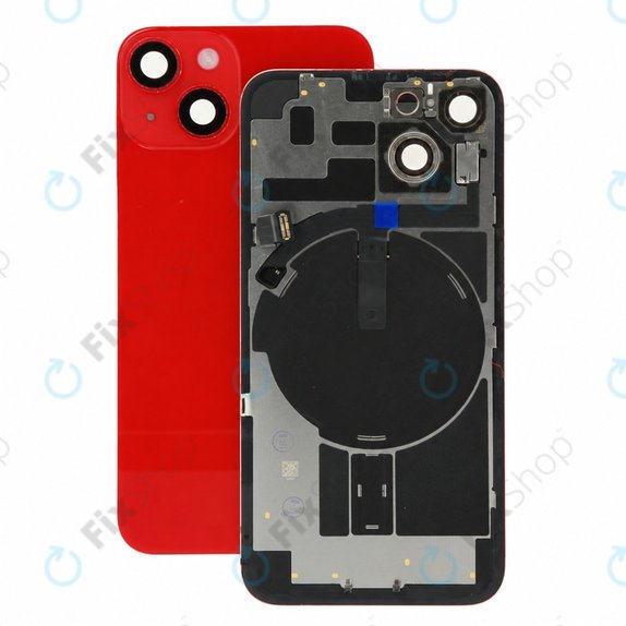 Rear Housing Glass for iPhone 14, (PRODUCT)RED, Pulled A