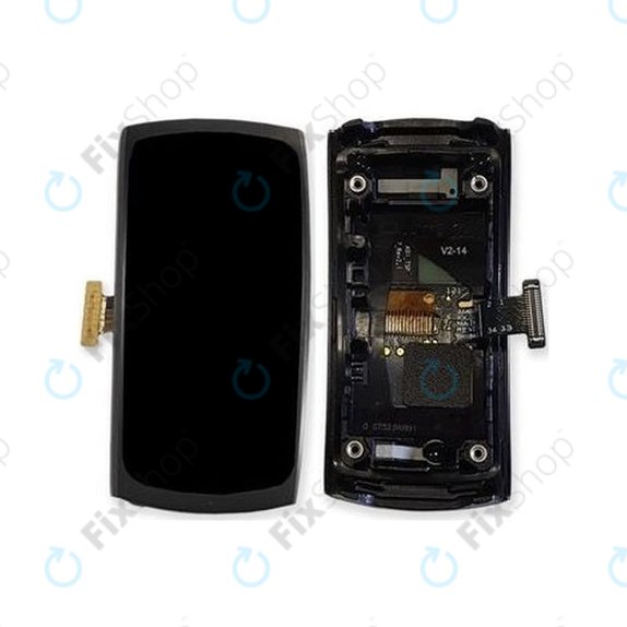 Samsung Gear Fit 2 SM-R360 - LCD Display + Touch Screen + Frame (Gray) - GH97-19001A, GH97-19201A Genuine Service Pack