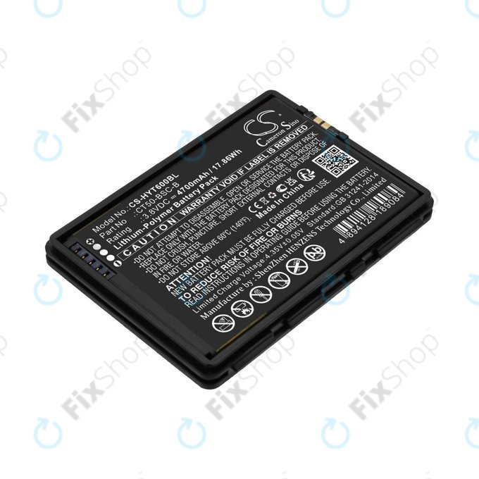 Battery for Honeywell CT50, Dolphin CT60, 4700mAh, Li-Pol, 3.8V, CT50-BSC-B, HQ