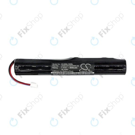 Battery for Bang & Olufsen Beolit 15, 17, Beoplay A2, 2600mAh, Li-Ion, 7.4V, J406/ICR18650NH-2S, HQ