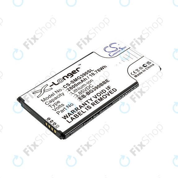 Battery for Samsung Galaxy Xcover 4, 4S, 2800mAh, Li-Ion, 3.85V, EB-BG390BBE, HQ