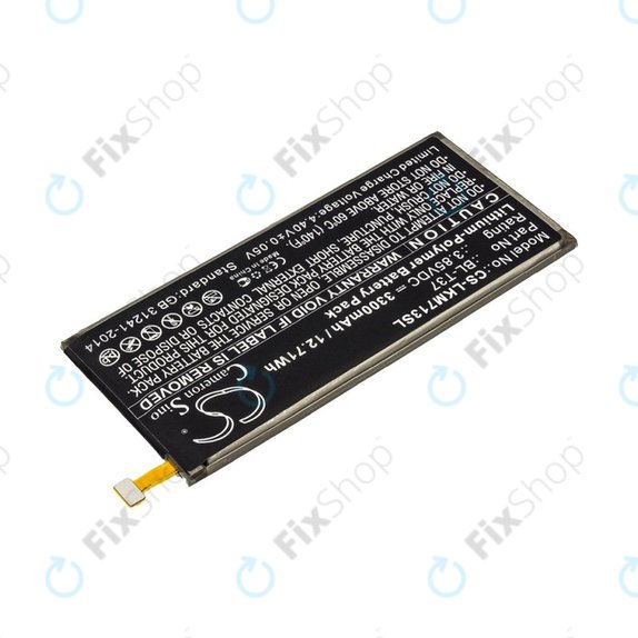 Battery for LG L713dl, LG LG-Q710al, LG Lm-L713dl, 3300mAh, Li-Pol, 3.85V, BL-T37, HQ