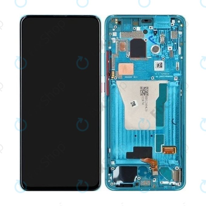 Xiaomi Pocophone F2 Pro - LCD Display + Touch Screen + Frame (Neon Blue) - 56000D0J1100 Genuine Service Pack
