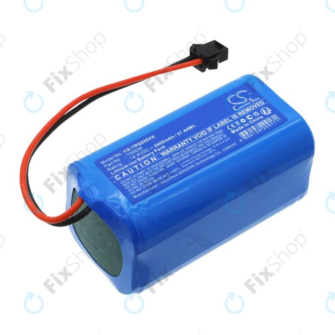 Battery for Tesla Robostar IQ550, 2600mAh, Li-Ion, 14.4V, 106936, HQ