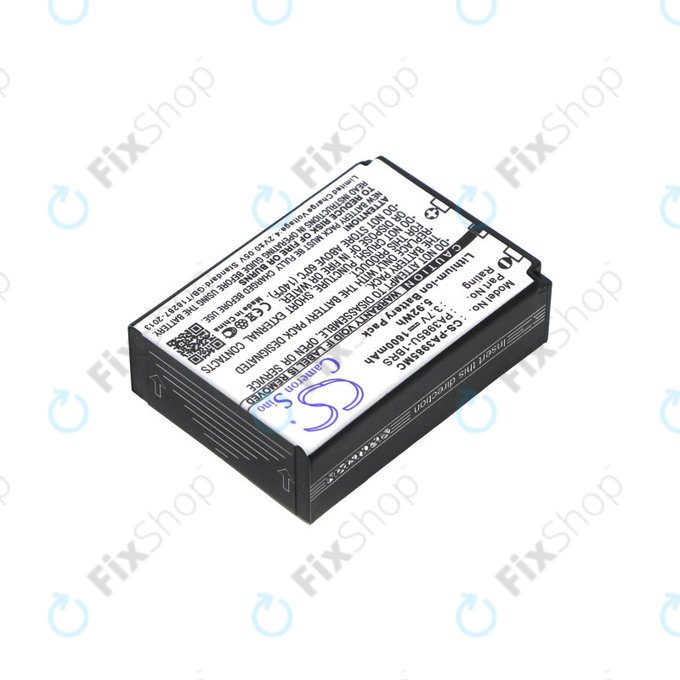 Battery for Toshiba Camileo X200, X400, 1600mAh, Li-Ion, 3.7V, PA3985, HQ