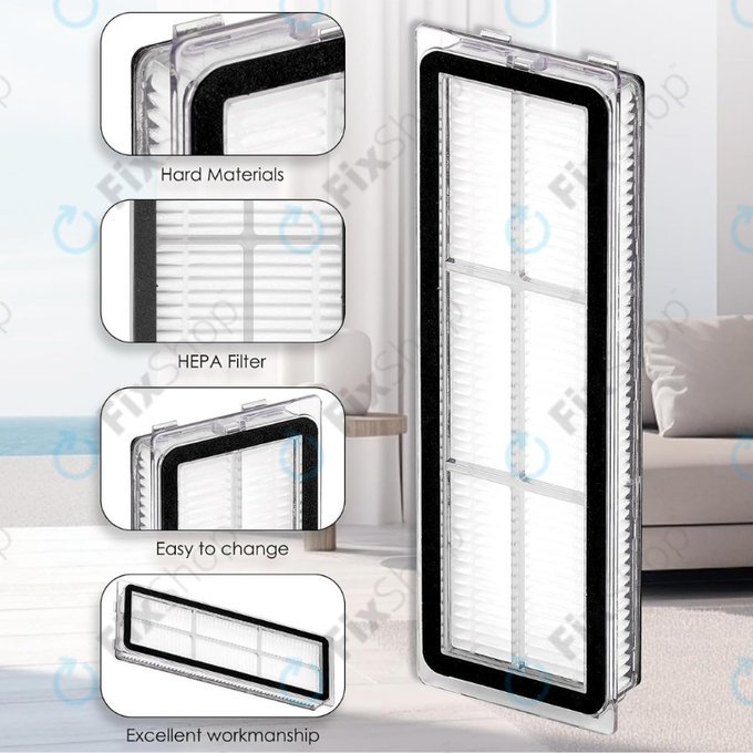 HEPA Filter, 2pcs for Xiaomi Dreame L10s Pro Gen2, D10s Plus Gen2, L10s Ultra
