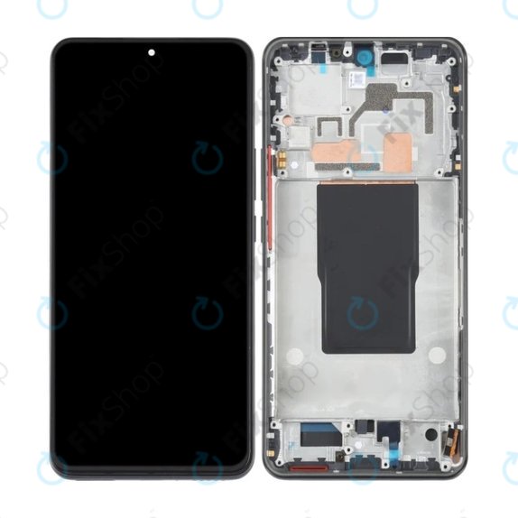 Xiaomi 12T Pro 22081212UG - LCD Display + Touch Screen + Frame (Black) OLED