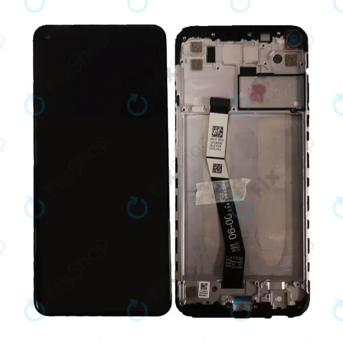 Xiaomi Redmi Note 9 - LCD Display + Touch Screen + Frame (Midnight Grey) - 560003J15S00, 560009J15S00 Genuine Service Pack