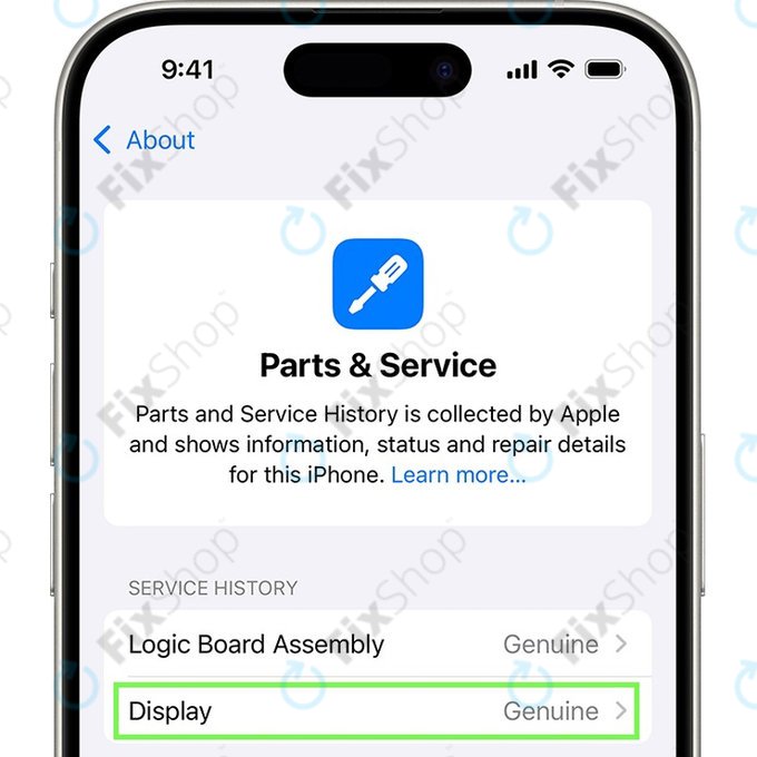 OLED Display assembly for iPhone 15 Plus | 661-37213 | Genuine Apple