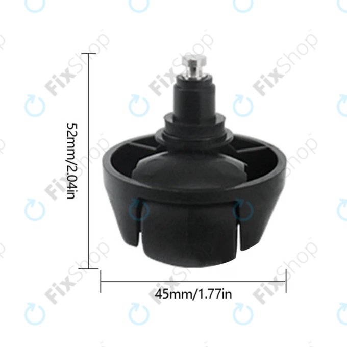 Xiaomi Dreame L10 Pro, L10 Ultra, X-series - Front Wheel (Black)