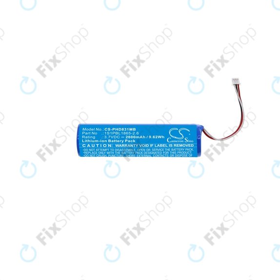 Philips Avent SCD831, SCD833, SCD835, SCD841 - Battery 1S1PBL1865-2.6 2600mAh HQ