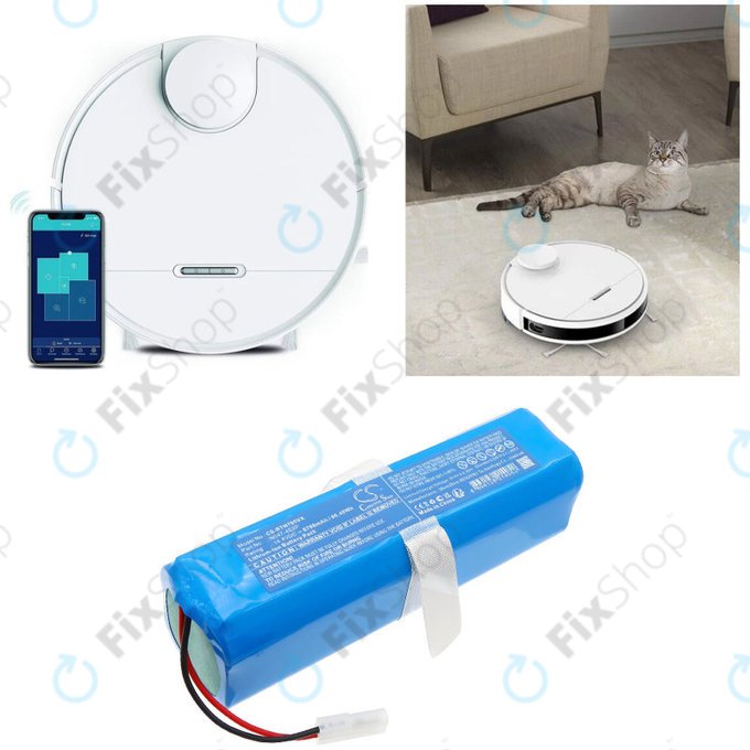 Battery for Rowenta X-Plorer Series 95, 5200mAh, Li-Ion, 14.4V, N047-4S2P, HQ