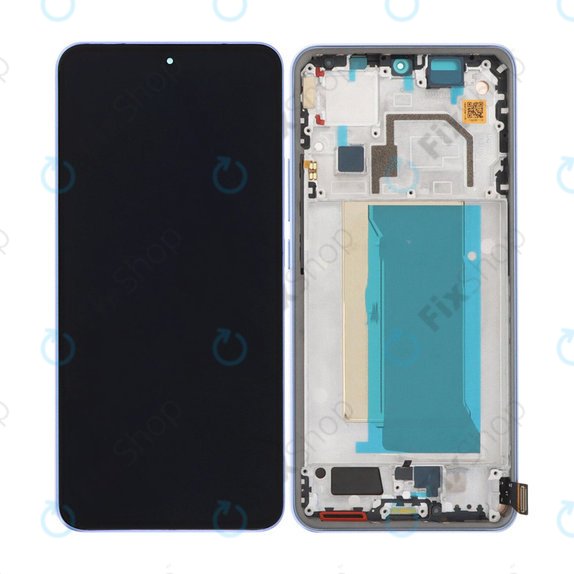 Xiaomi 13T, 13T Pro - LCD Display + Touch Screen + Frame (Alpine Blue) OLED