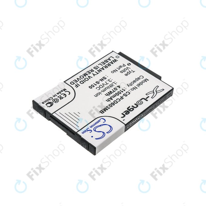 Battery for Philips SCD 603, 1100mAh, Li-ion, 3.7V, SN-S150, HQ