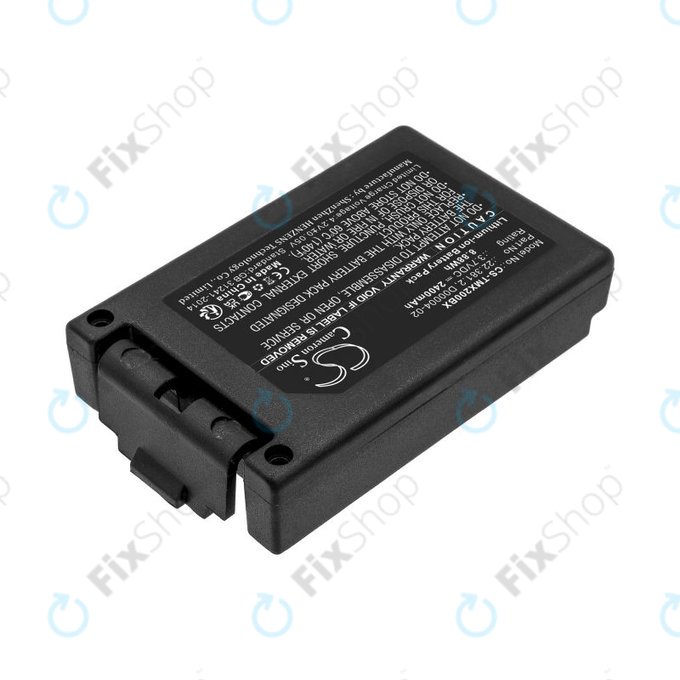 Battery for Tele Radio TG-TXMNL, 2400mAh, Li-Ion, 3.7V, D00004-02, HQ