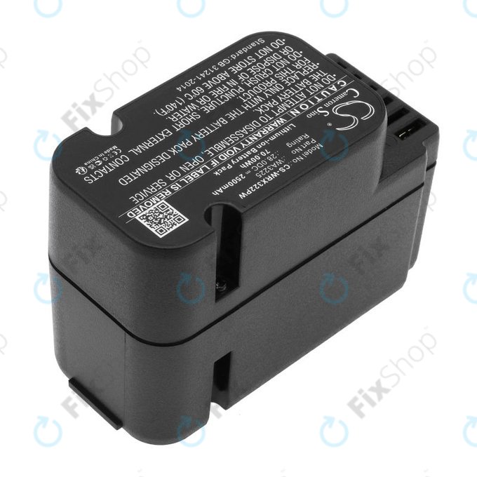 Battery for Worx Landroid WG790, WG796, L1500, L2000, 2500mAh, Li-Ion, 28V, WA3225, HQ