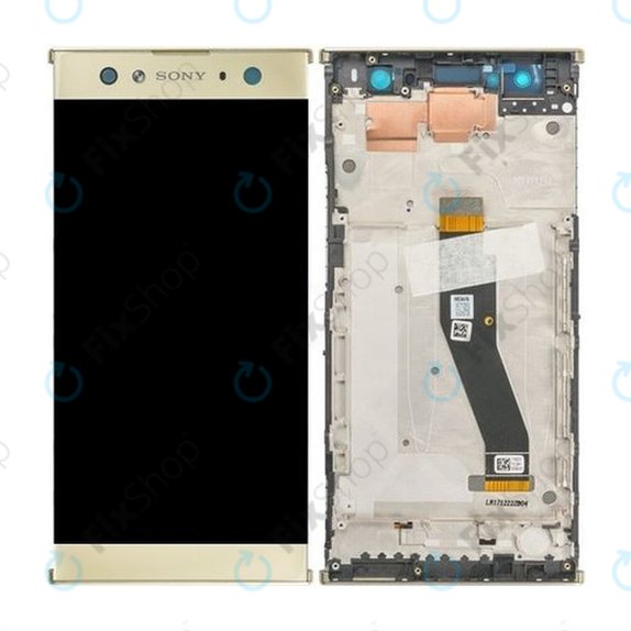 Sony Xperia XA2 Ultra Dual - LCD Display + Touch Screen + Frame (Gold) - 78PC2300040 Genuine Service Pack