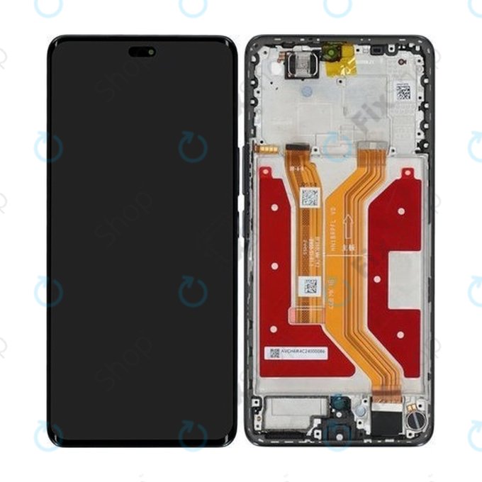 Honor Magic7 Lite - LCD Display + Touch Screen + Frame (Titanium Black) - 0235AMMM Genuine Service Pack