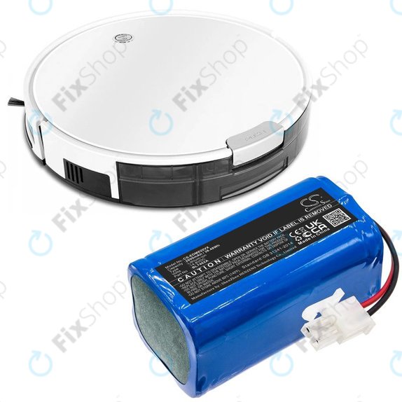 Battery for Ecovacs Deebot M82, Tesla RoboStar T50, T60, T80 Pro, 2600mAh, Li-Ion, 14.8V, BL7402A, HQ