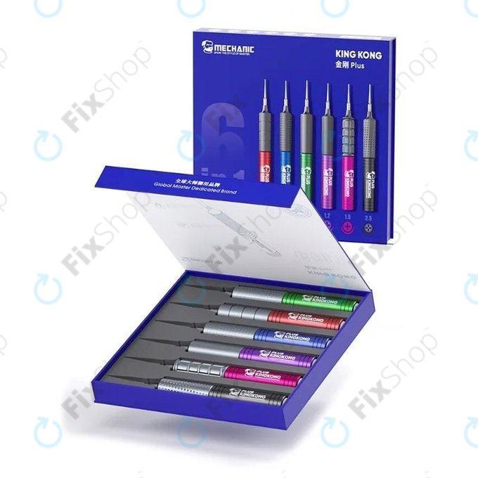 Mechanic KING KONG+ - Torx, Tri-point, Cross Screwdriver Set - 6pcs