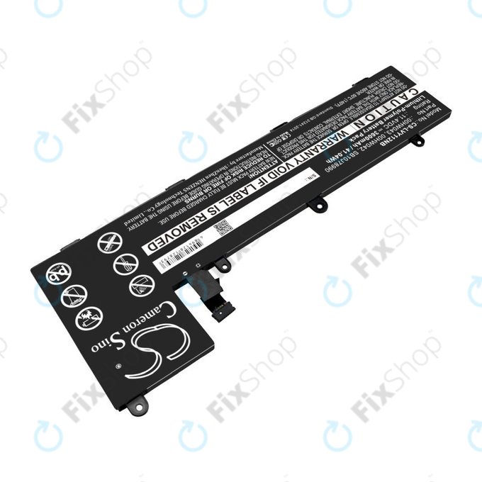 Battery for Lenovo Yoga 11e, ThinkPad Yoga 11e ChromeBook 20, 3600mAh, Li-Pol, 11.4V, 00HW043, HQ