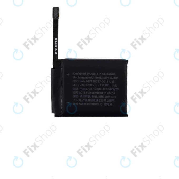 Battery for Apple Watch SE 2 44mm, 296mAh, A2181, Refurbished