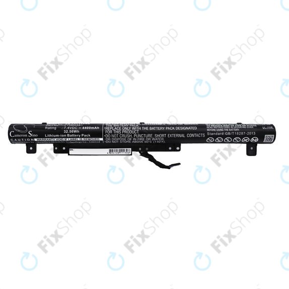 Battery for Lenovo Flex 2 14, 15, 4400mAh, Li-Ion, 7.4V, L13M4A61, HQ