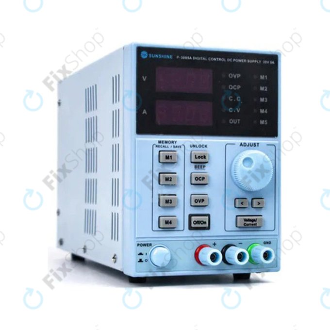 Sunshine P-3005A - Regulated DC Power Supply (0-30V, 0-5A)