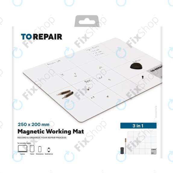 SBS - Magnetic Pad for Screws and Small Parts 3in1