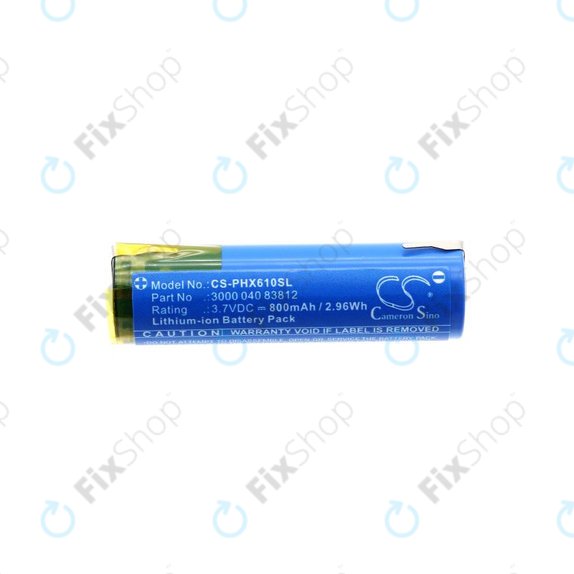 Battery for Oral-B Genius X, Philips HX6100 Series, 800mAh, Li-Ion, 3.7V, 3000 040 83812, HQ