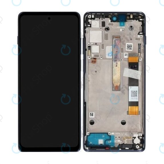 Motorola Moto G200 XT2175 - LCD Display + Touch Screen + Frame (Stellar Blue) - 5D68C20181 Genuine Service Pack