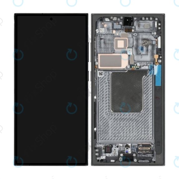 Samsung Galaxy S24 Ultra S928B - LCD Display + Touch Screen + Frame (Titanium Black) - GH82-33396B Genuine Service Pack