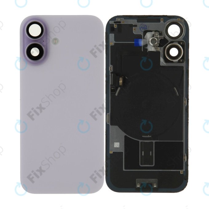 Rear Housing Glass for iPhone 17, Lavender, Pulled A
