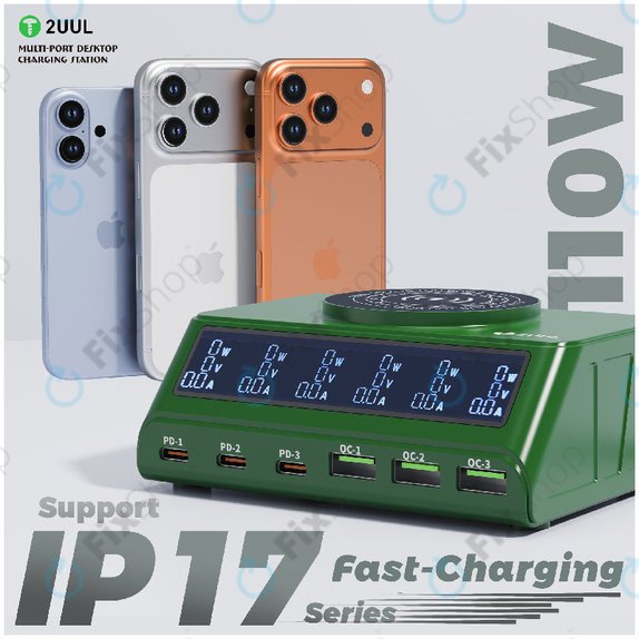 Desktop Charger, Multi-Port, 2UUL PC11
