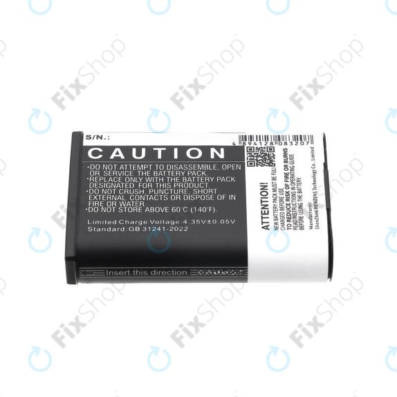 Battery for Nikon Coolpix, 1700mAh, Li-Ion, 3.8V, EN-EL23, HQ
