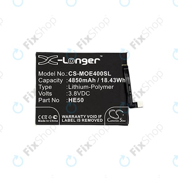 Motorola Moto E5 Plus XT1924 - Battery HE50 4850mAh HQ
