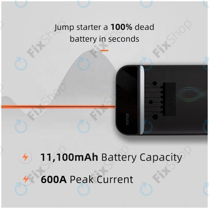 Xiaomi 70mai Jump Starter - Compact Car Battery Booster