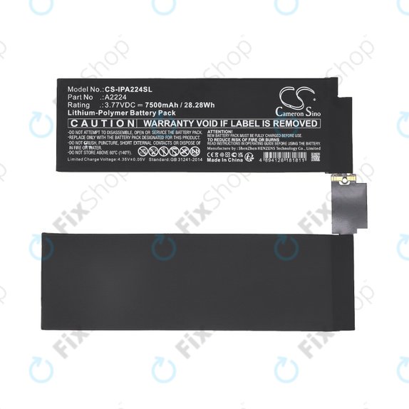 Apple iPad Pro 11.0 (2nd Gen 2020) - Battery A2224 7500mAh HQ