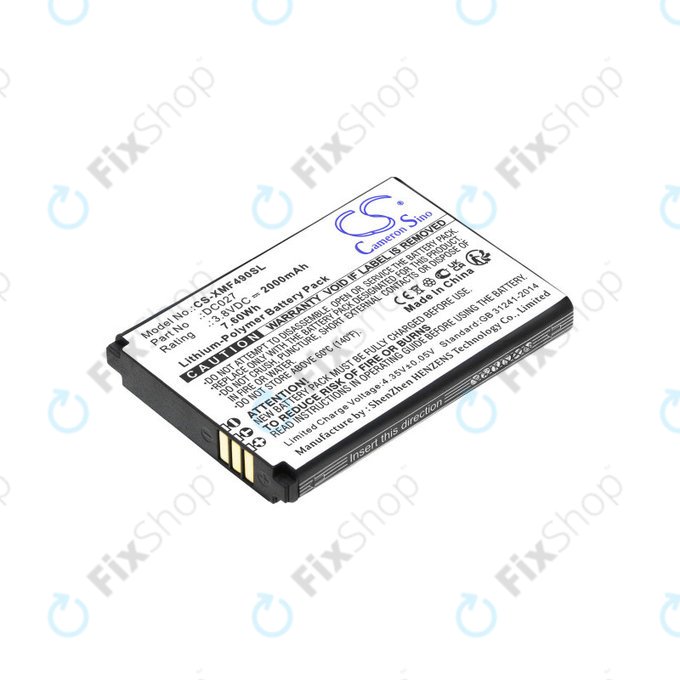 Battery for Xiaomi F490 4g, 2000mAh, Li-Pol, 3.8V, DC027, HQ