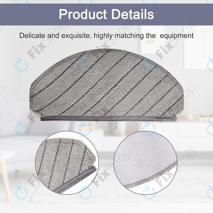 Mop Cloth, 2pcs for Ecovacs Deebot N20, N20 Plus, N20 Pro Plus