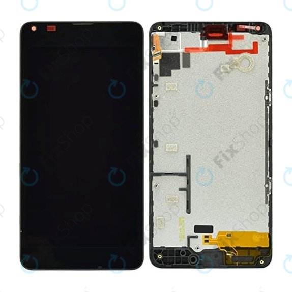 Microsoft Lumia 640 - LCD Display + Touch Screen + Frame (Black) TFT