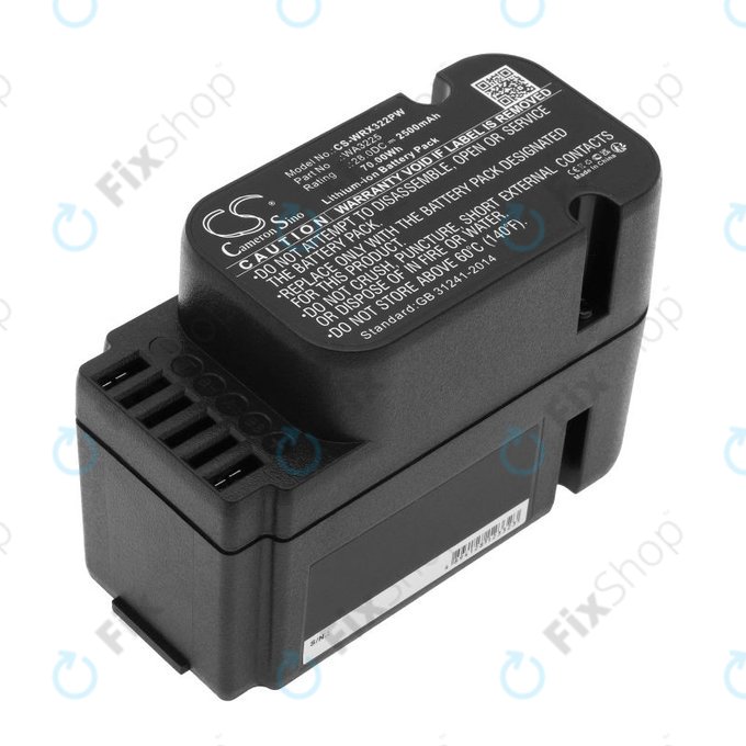 Battery for Worx Landroid WG790, WG796, L1500, L2000, 2500mAh, Li-Ion, 28V, WA3225, HQ