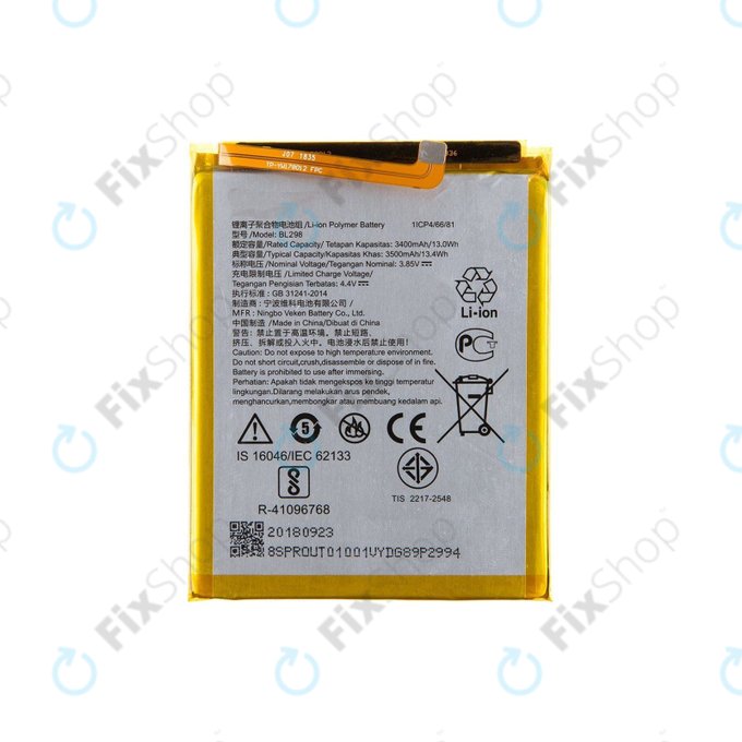Lenovo S5 Pro - Battery BL298 3500mAh